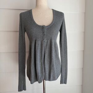 Vintage Y2K American Eagle Babydoll Shirt Thermal Knit Bella Swan Core size L